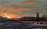 Winter Sunset by William Bradford